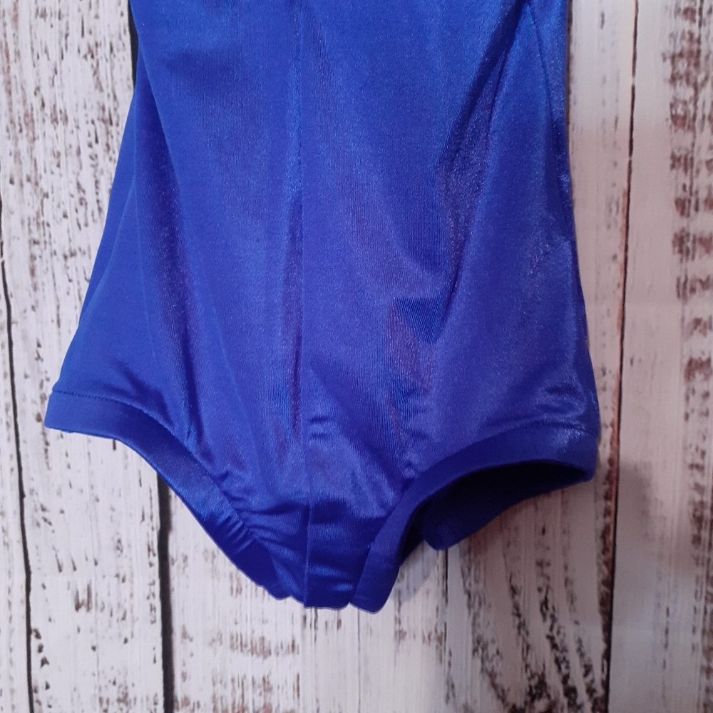 Slim Allure v neck color block swimsuit open back - Picture 3 of 10